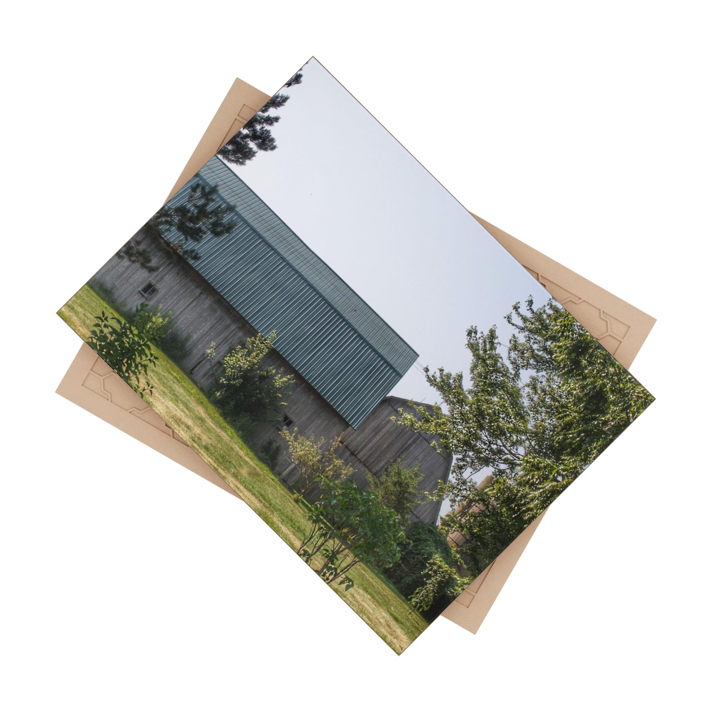 U R There Photography Bordman Road Greys Rustic Farmhouse Decorative Ceramic Tile