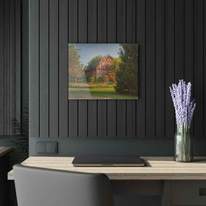 U R There Photography Belle River Red I Rustic Farmhouse Acrylic Wall Print