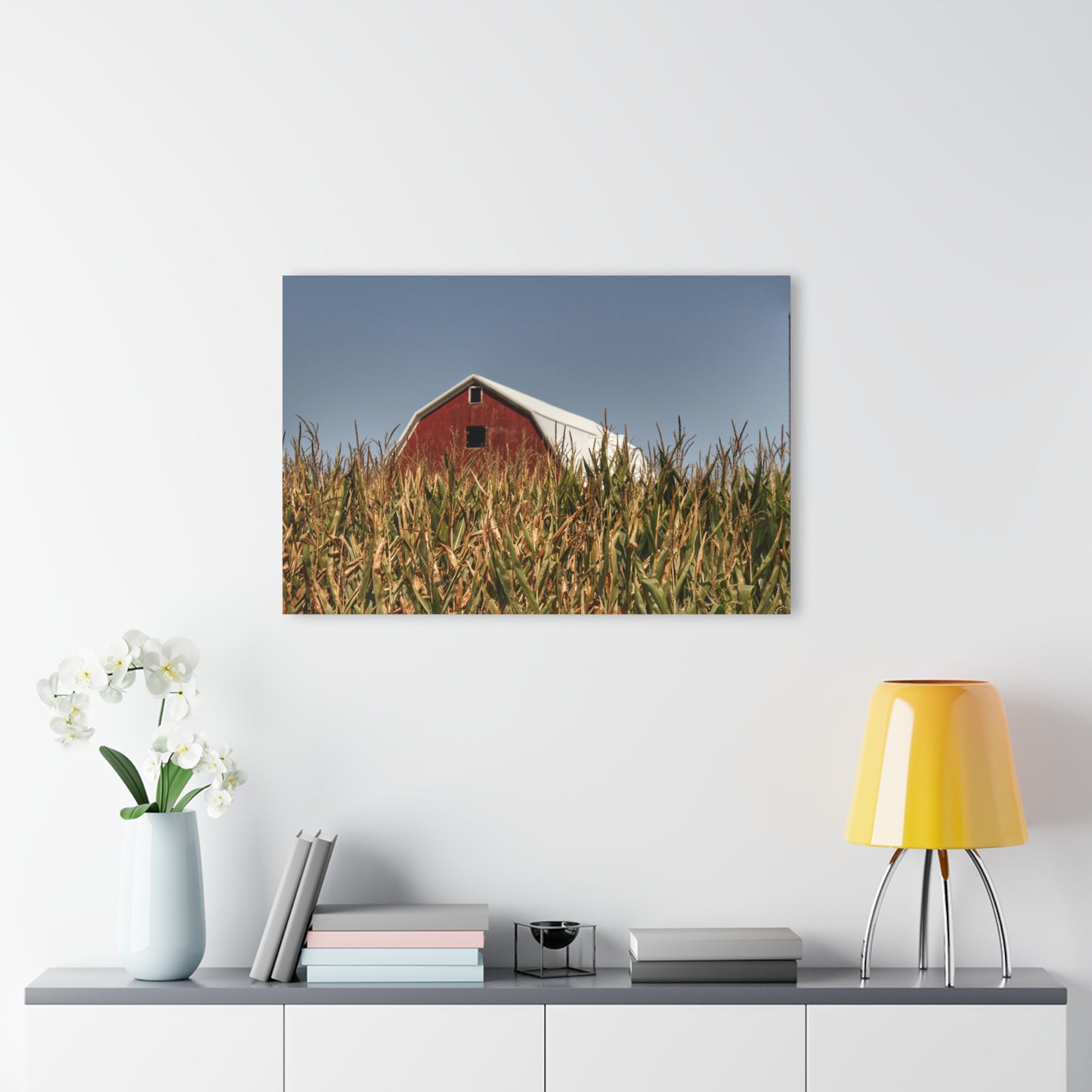Beyond the Corn Rustic Farmhouse Acrylic Wall Print