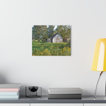 U R There Photography Bowers Road Little White Rustic Farmhouse Acrylic Wall Print