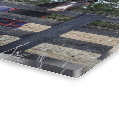 U R There Photography Hosner Road Chestnut Rustic Farmhouse Acrylic Wall Print