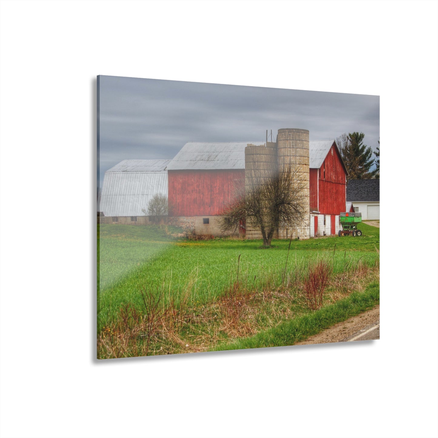 U R There Photography Fostoria Red III Rustic Farmhouse Acrylic Wall Print