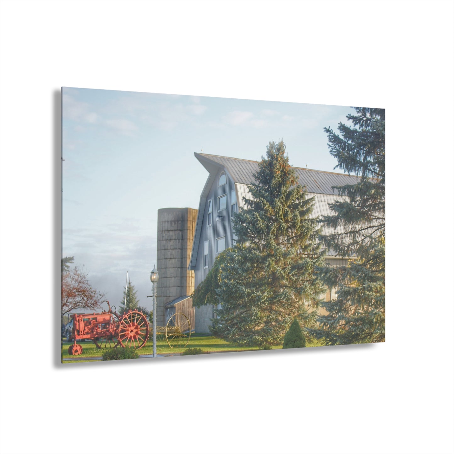 U R There Photography Peppermill Grey Rustic Farmhouse Acrylic Wall Print
