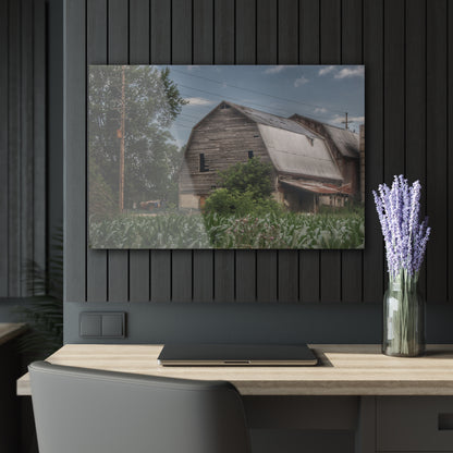 U R There Photography Murphy Lake Road Grey lI Rustic Farmhouse Acrylic Wall Print