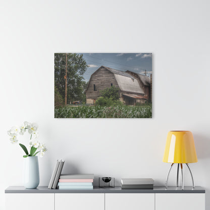 U R There Photography Murphy Lake Road Grey lI Rustic Farmhouse Acrylic Wall Print