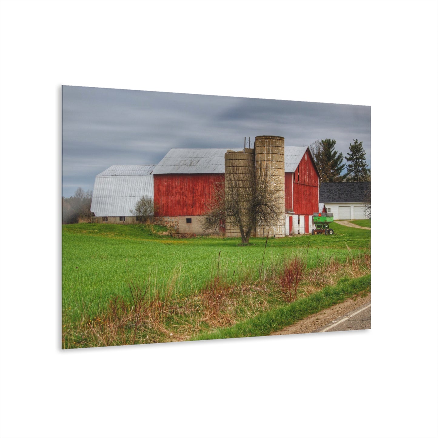 U R There Photography Fostoria Red III Rustic Farmhouse Acrylic Wall Print