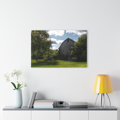 U R There Photography Oakwood Grey Rustic Farmhouse Acrylic Wall Print