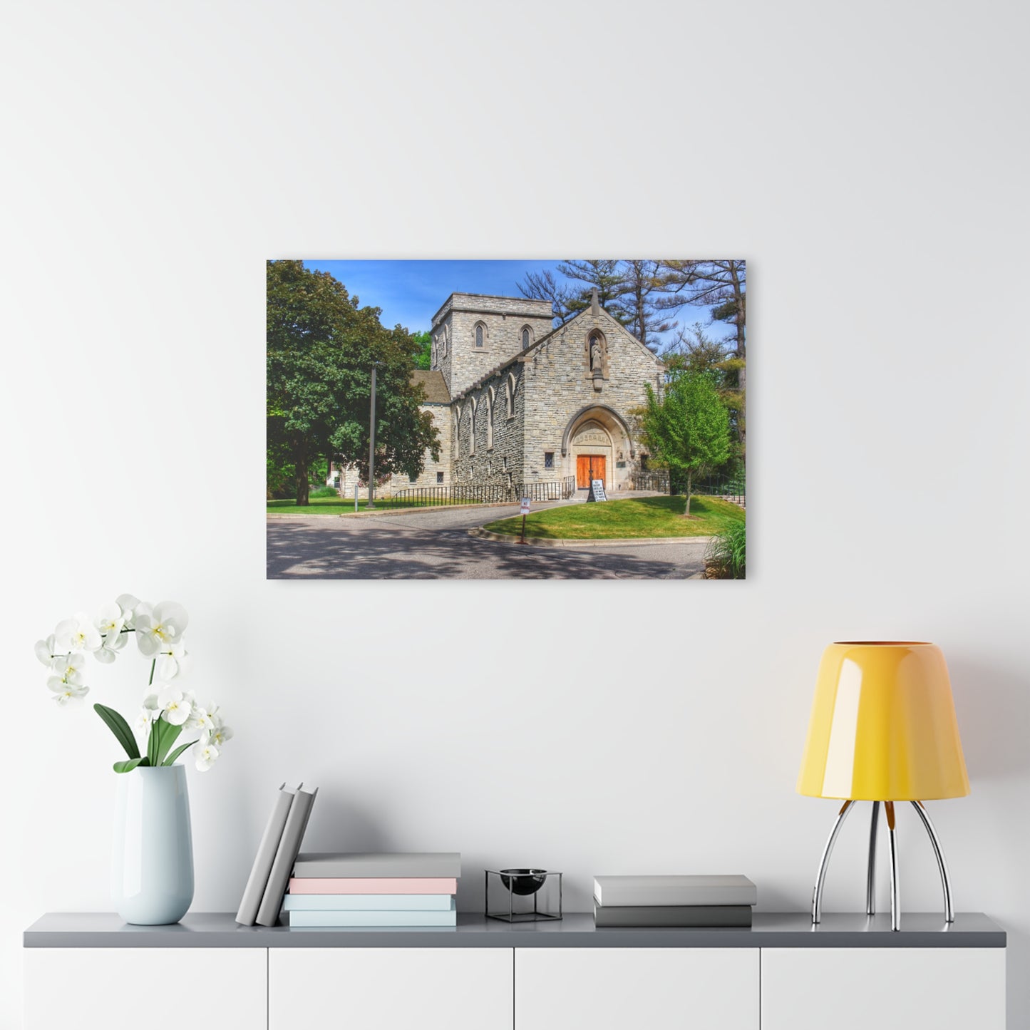 U R There Photography Saint Hugo of the Hills II Rustic Farmhouse Acrylic Wall Print