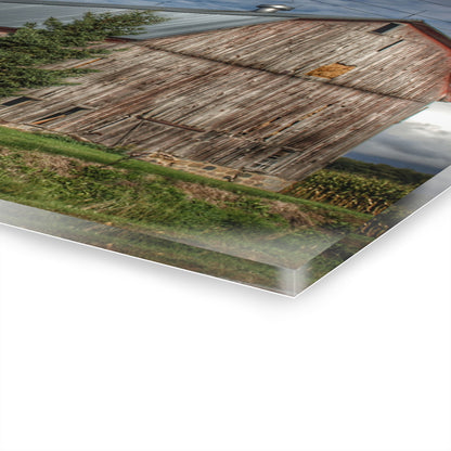 U R There Photography North Irish Red III Rustic Farmhouse Acrylic Wall Print