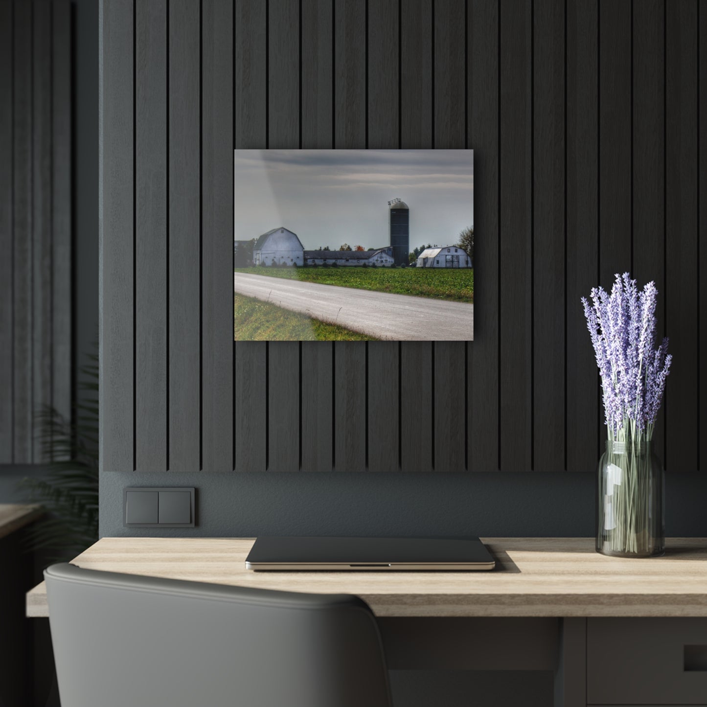 U R There Photography South Block Road Farm Rustic Farmhouse Acrylic Wall Print