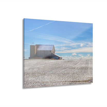 U R There Photography Early Spring Grey II Rustic Farmhouse Acrylic Wall Print