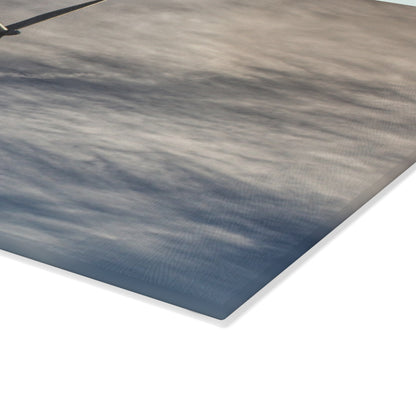 U R There Photography North Gera Road Windmill Rustic Farmhouse Tempered-Glass Cutting Board