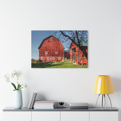 U R There Photography Gardner Road Red II Rustic Farmhouse Acrylic Wall Print