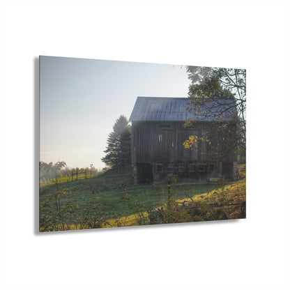 U R There Photography Summers Road Old Grey Rustic Farmhouse Acrylic Wall Print