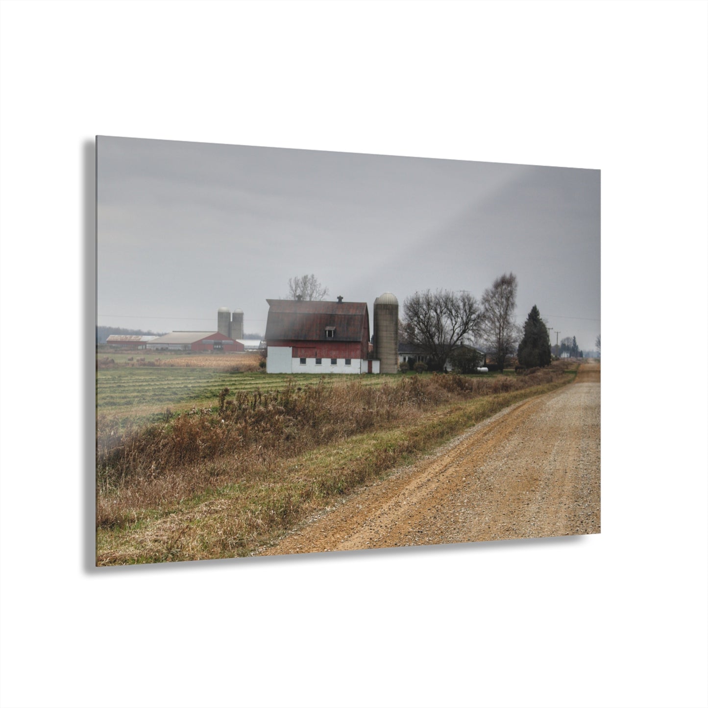 U R There Photography Gates Road Farm Rustic Farmhouse Acrylic Wall Print
