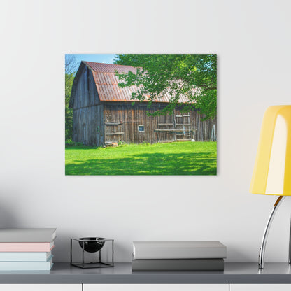 U R There Photography Sergent Road Grey Rustic Farmhouse Acrylic Wall Print