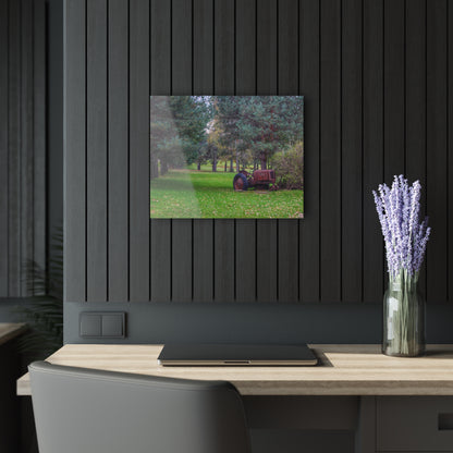 U R There Photography Casey Road Yard Art II Rustic Farmhouse Acrylic Wall Print