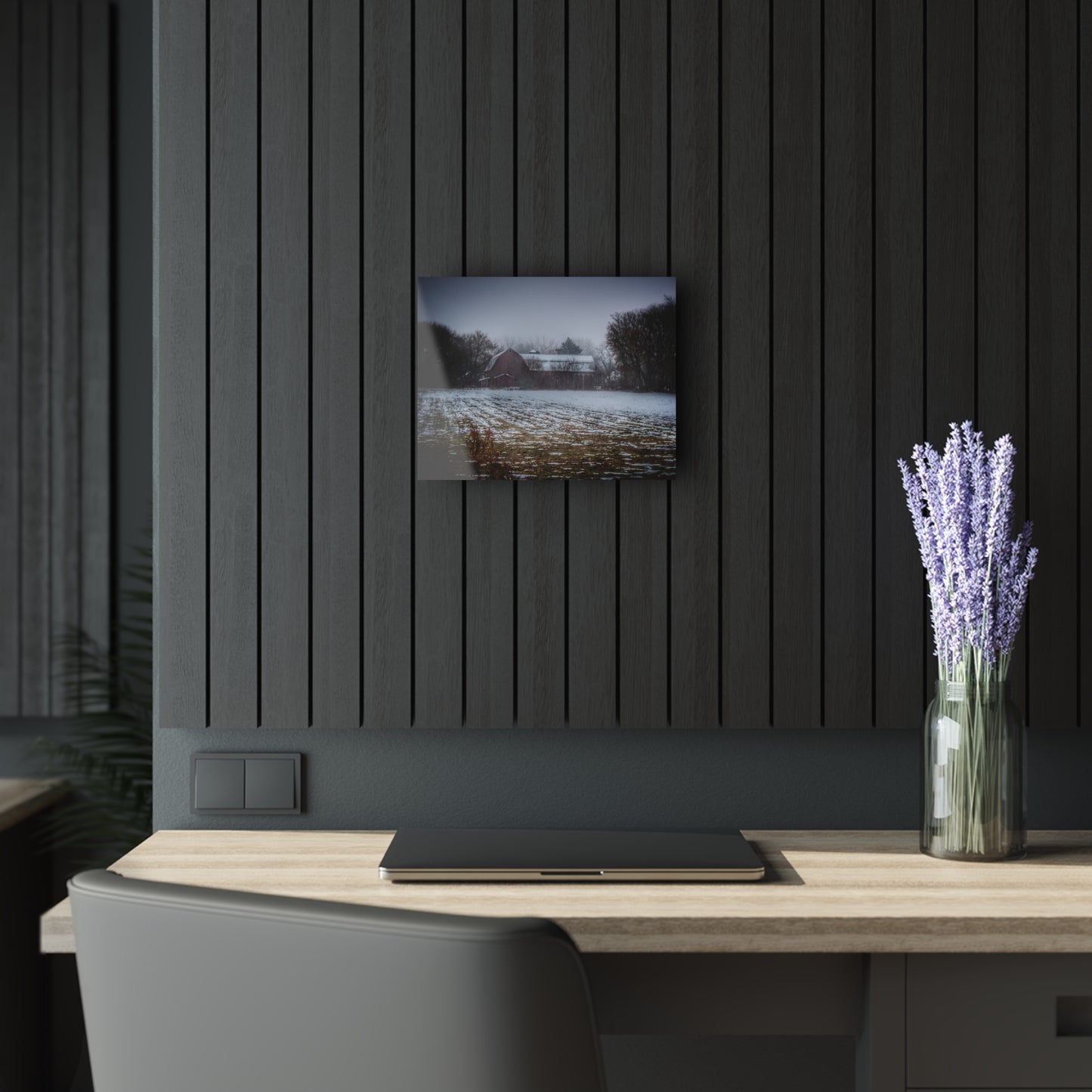 U R There Photography Holmes Road Red III Rustic Farmhouse Acrylic Wall Print