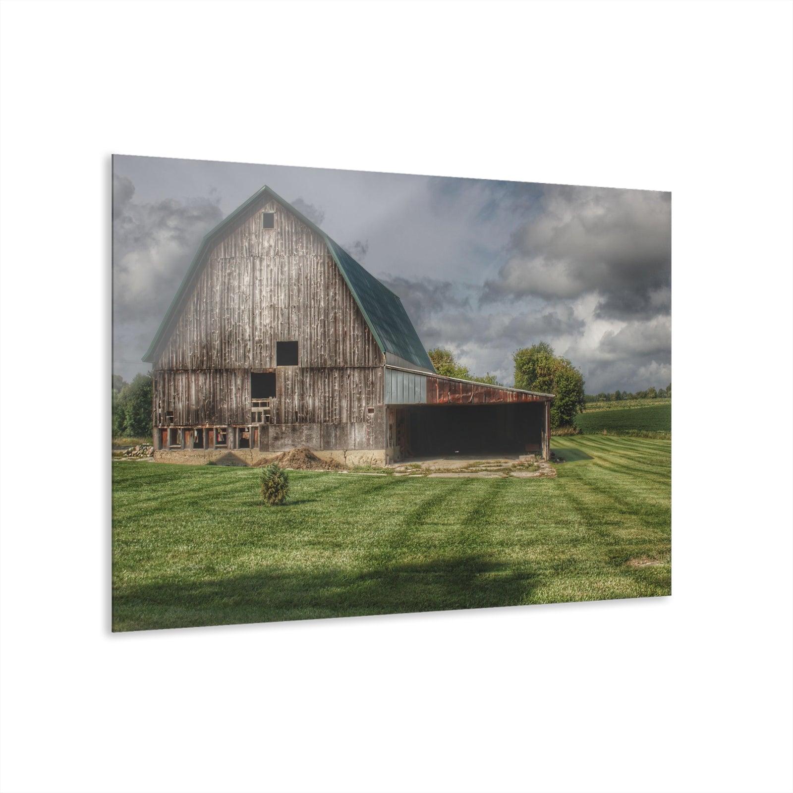 Bishop Grey II Rustic Farmhouse Acrylic Wall Print