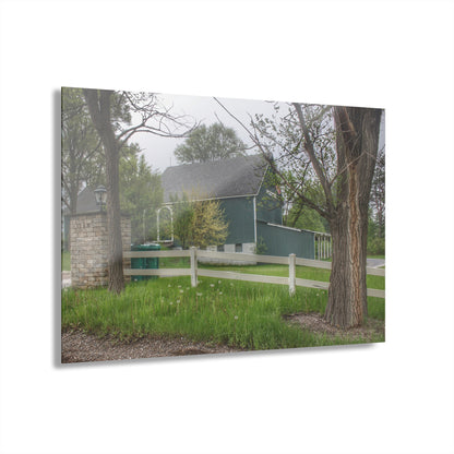 U R There Photography Lake George Road Fox Green Rustic Farmhouse Acrylic Wall Print