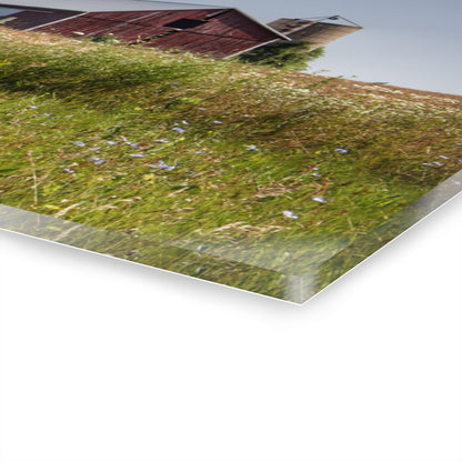 U R There Photography North Lake Pleasant Little Red I Rustic Farmhouse Acrylic Wall Print