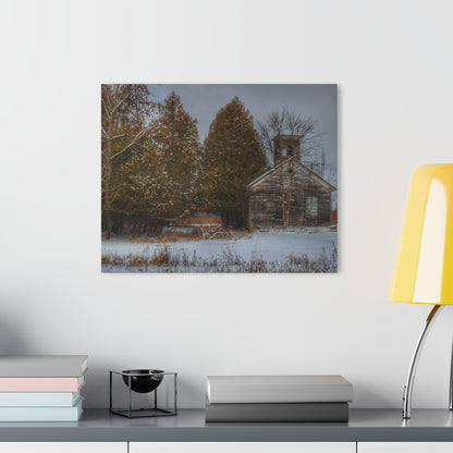 U R There Photography Vermilya Schoolhouse I Rustic Farmhouse Acrylic Wall Print