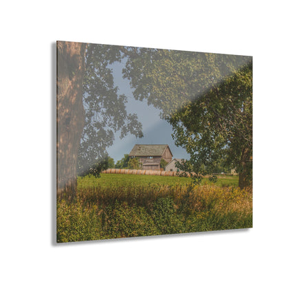 U R There Photography Treasurer Road Haybarn Rustic Farmhouse Acrylic Wall Print