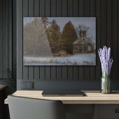U R There Photography Vermilya Schoolhouse I Rustic Farmhouse Acrylic Wall Print