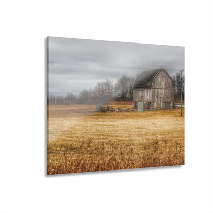 U R There Photography Laur Road Grey Rustic Farmhouse Acrylic Wall Print