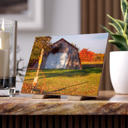 U R There Photography Cade Road Quonset Rustic Farmhouse Decorative Ceramic Tile