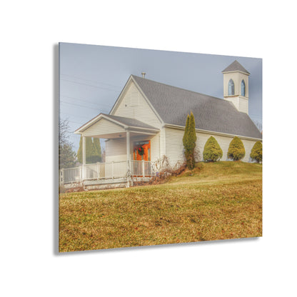 U R There Photography Oxford Chapel Rustic Farmhouse Acrylic Wall Print