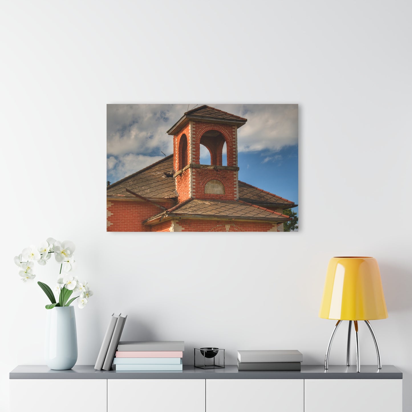 U R There Photography North Grove Road Schoolhouse II Rustic Farmhouse Acrylic Wall Print