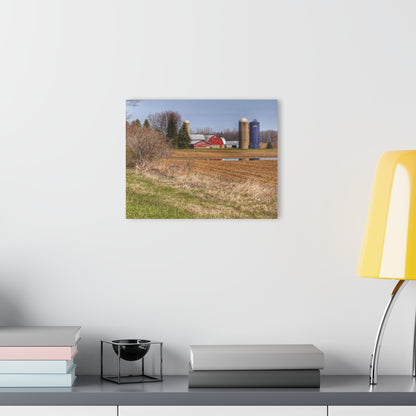 U R There Photography M-24 Northern Reds Farm Rustic Farmhouse Acrylic Wall Print