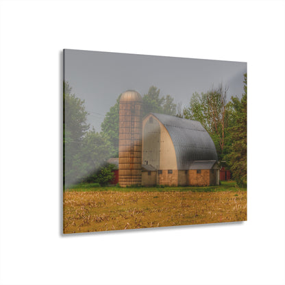 U R There Photography Carpenter Road White II Rustic Farmhouse Acrylic Wall Print