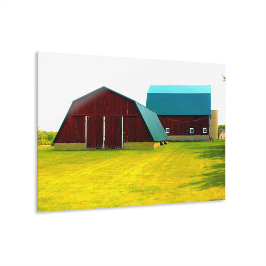U R There Photography Baldwin Barn Brothers I Rustic Farmhouse Acrylic Wall Print