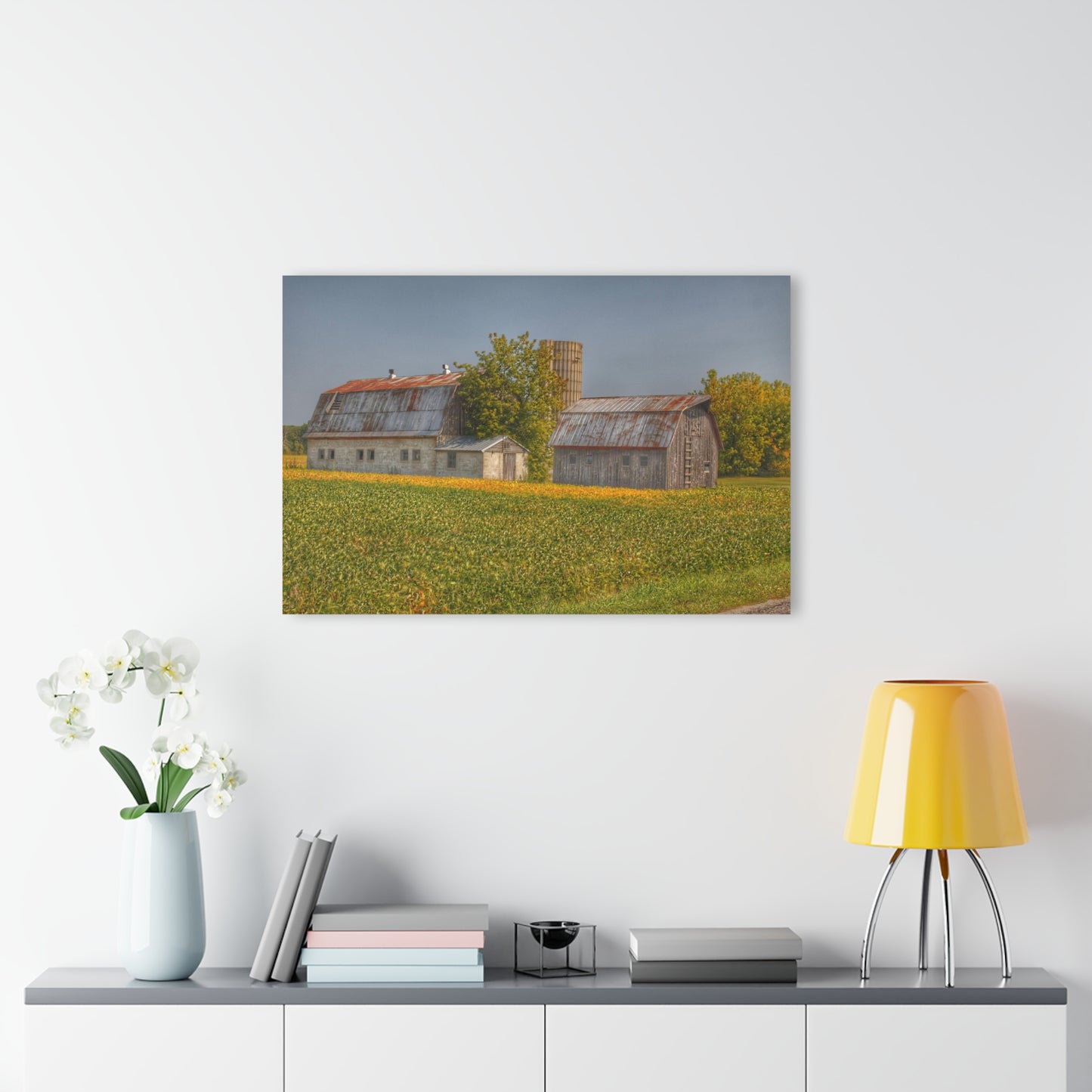 U R There Photography Swaffer Road Duo Rustic Farmhouse Acrylic Wall Print