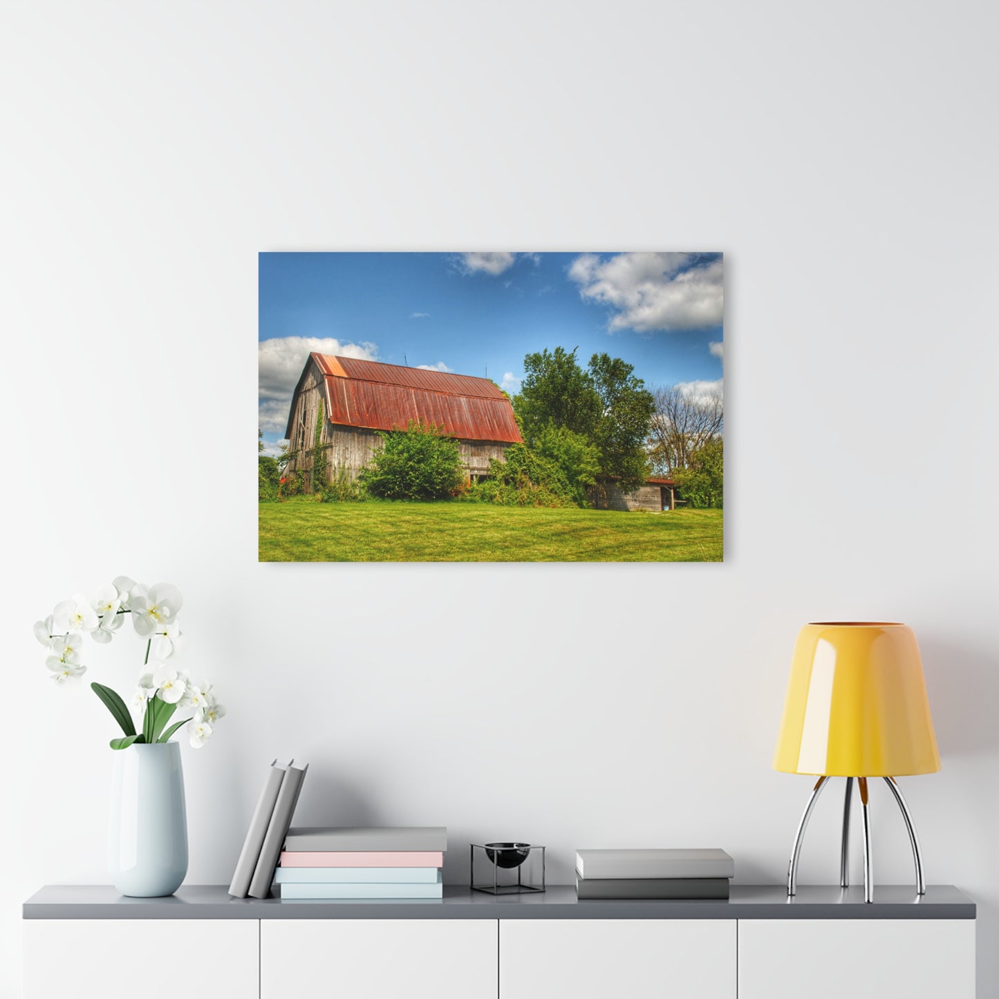 U R There Photography Grey Road Rusted II Rustic Farmhouse Acrylic Wall Print