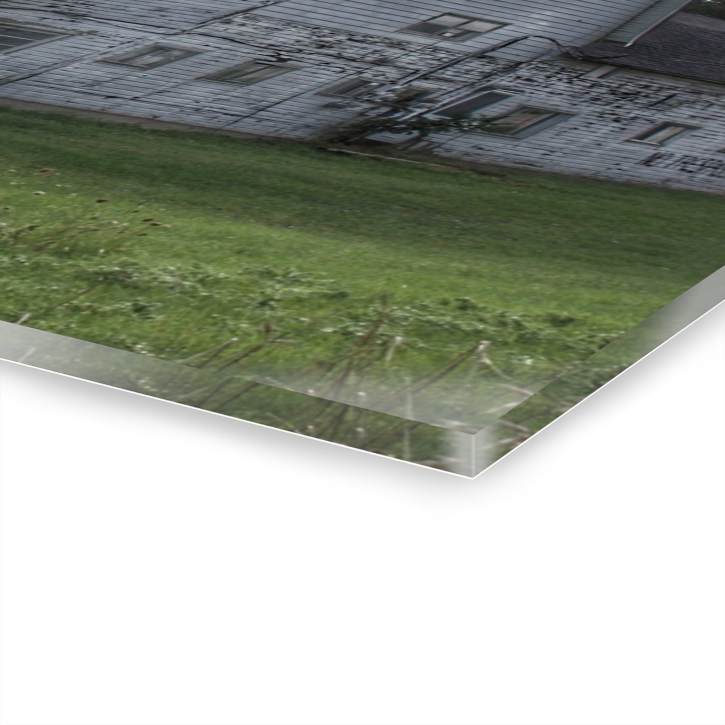 U R There Photography Metamora M-24 White Rustic Farmhouse Acrylic Wall Print