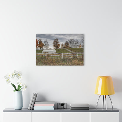 U R There Photography Millville Road Horses on the Hill Rustic Farmhouse Acrylic Wall Print