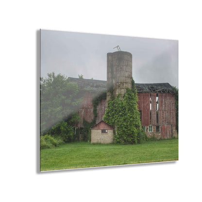 U R There Photography Imlay City Road Red I Rustic Farmhouse Acrylic Wall Print