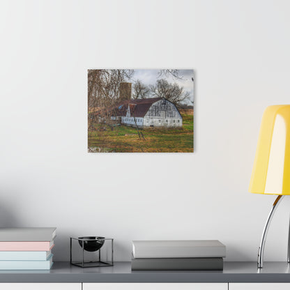 U R There Photography Otter Lake Road White Rustic Farmhouse Acrylic Wall Print