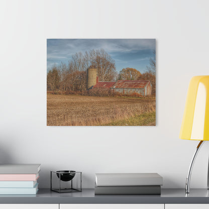 U R There Photography Brief Road Blue Rustic Farmhouse Acrylic Wall Print