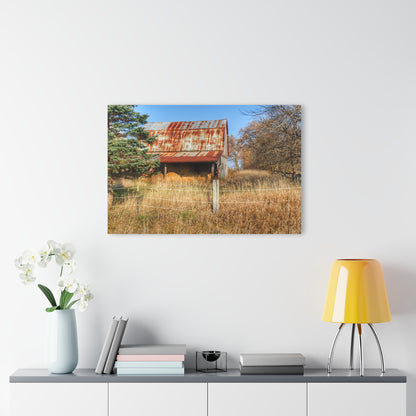 U R There Photography Dodge Road Hay Barn I Rustic Farmhouse Acrylic Wall Print