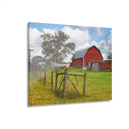 U R There Photography Beyond the Fence on Frances Road Rustic Farmhouse Acrylic Wall Print