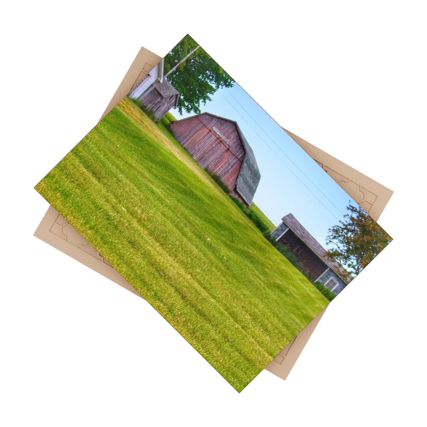 U R There Photography Cass City Elmwood Greys Rustic Farmhouse Decorative Ceramic Tile