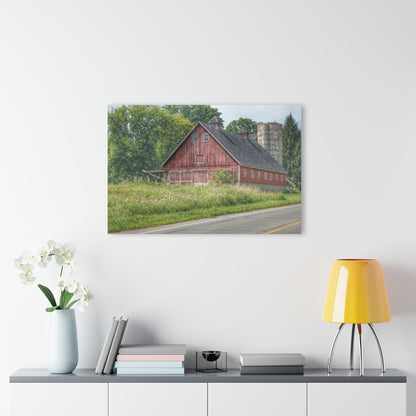 U R There Photography Metamora Red I Rustic Farmhouse Acrylic Wall Print
