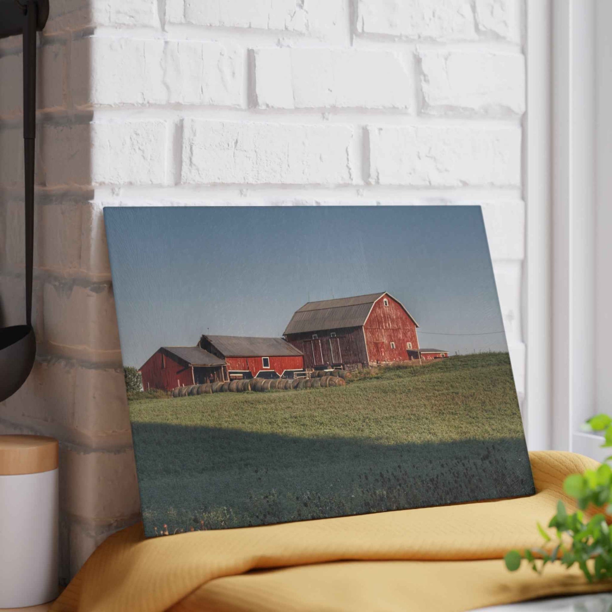 Rustic Farmhouse Cutting Board| Across the Field in Millington