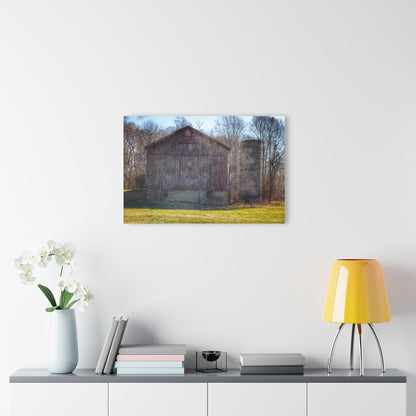 U R There Photography M-15 Red Rustic Farmhouse Acrylic Wall Print