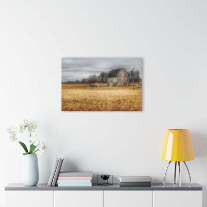 U R There Photography Laur Road Grey Rustic Farmhouse Acrylic Wall Print