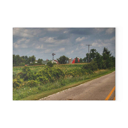 Rustic Farmhouse Cutting Board| Across the Field in Elba I